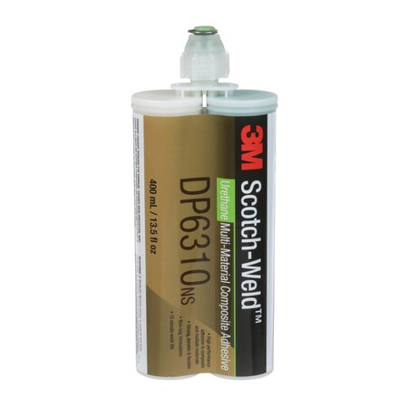3M Scotch-Weld Multi-Material Composite Urethane Adhesive Dp6310Ns, Green, 400 Ml Duo-Pak 7100109830